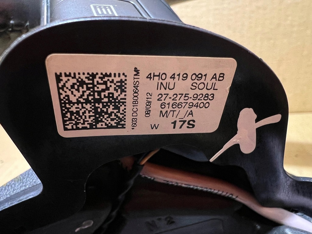 фото №9, Audi a8 d4 повітропровід мультифункція пелюстки перемикання шкіра 4h0419091ab