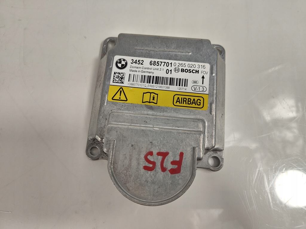 фото №1, Bmw f20 f30 f34 модуль блок управления подушка безопасности icm 6857701