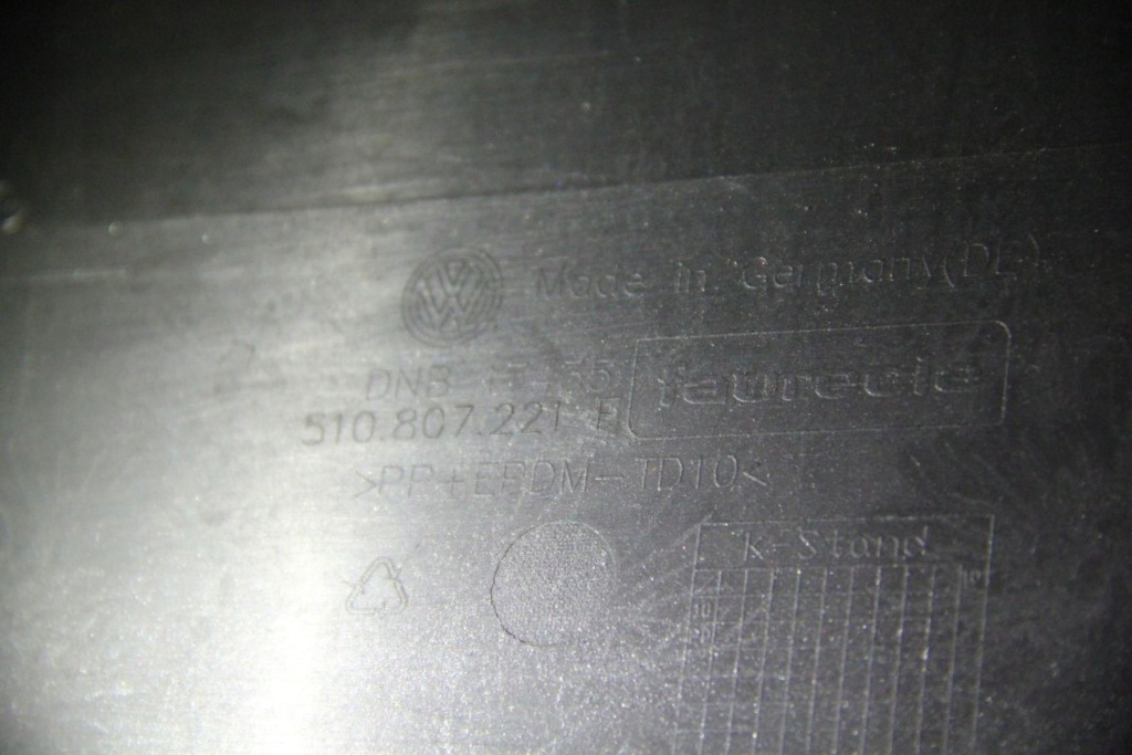 фото №14, Бампер передний обшивка vw sportsvan 14-17 indiumgrey 510807221f