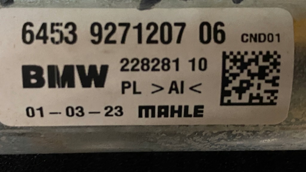 Радиатор воды кондиционера bmw f45 f48 f39 7617637 9271207 nowa orignał в Украине