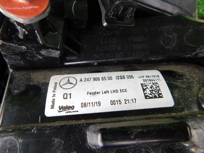 фото №5, Mercedes w247 247 b-klasa led 12- лампа ліва задня