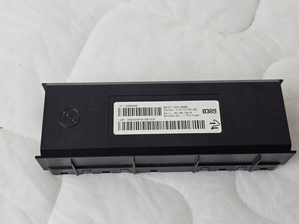 фото №1, Модуль блок управления кондиционера обдув opel astra iv j 13340389