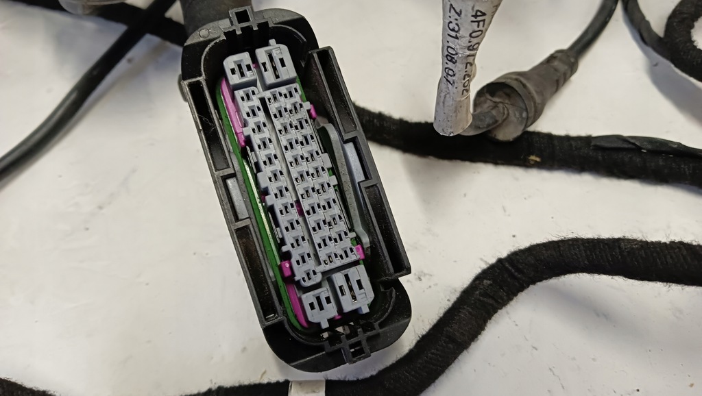 фото №7, Audi a6 c6 жгут отсек двигателя лампа омывателя 3.2 fsi v6 europa 04-08