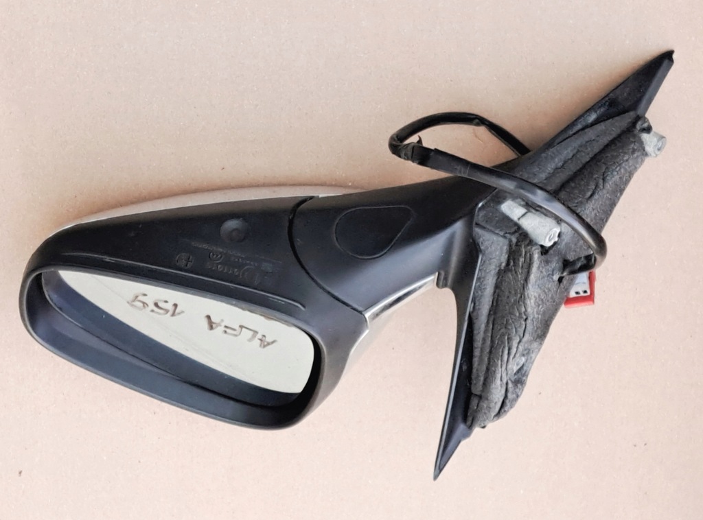 фото №5, Alfa romeo 159 дзеркало праве хром 5 pin