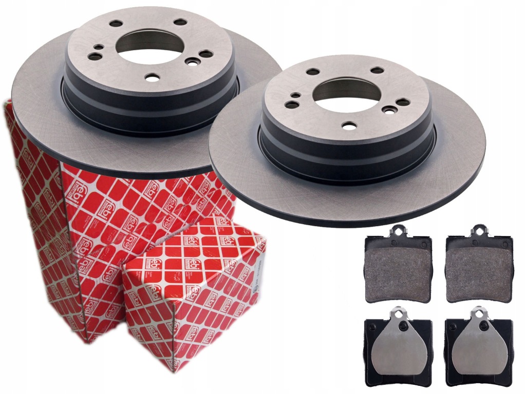 фото №1, Тормозные диски тормозные колодки febi задняя mercedes slk r170 r171 278m