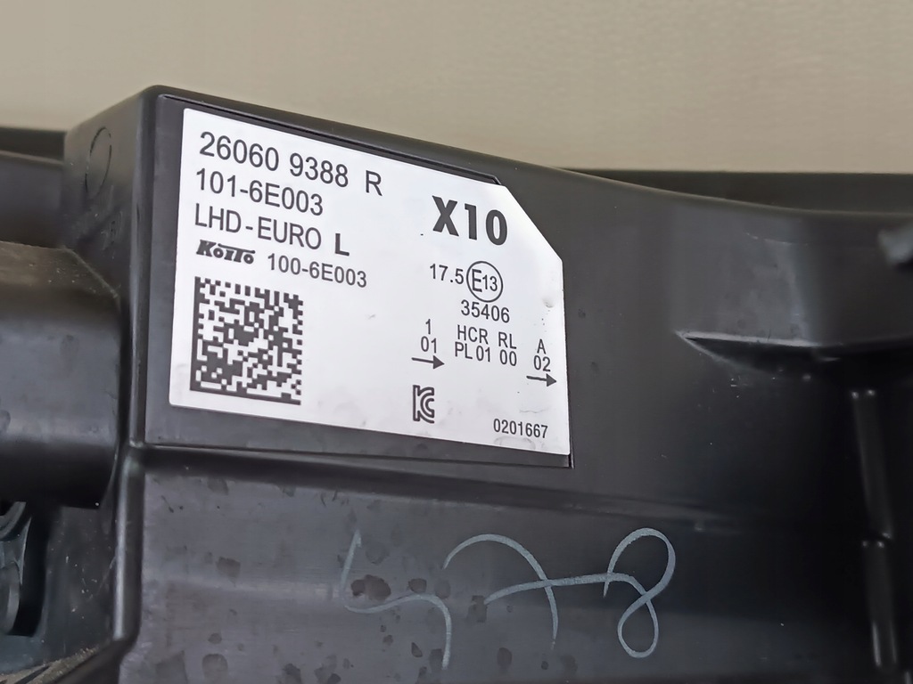 фото №12, Renault zoe ii lift лампа ліва передня led pure vision 260609388r