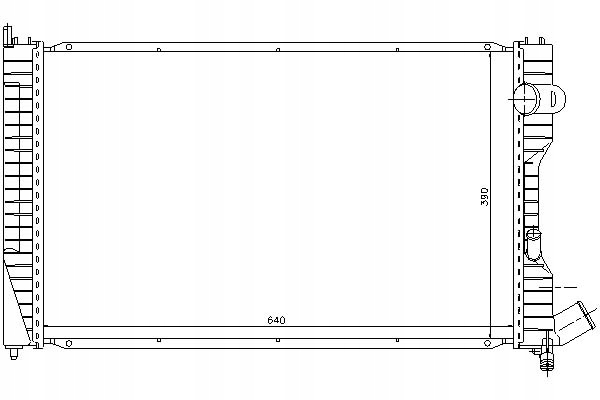 Радиатор воды citroen xm 2.0 turbo y4 Цена