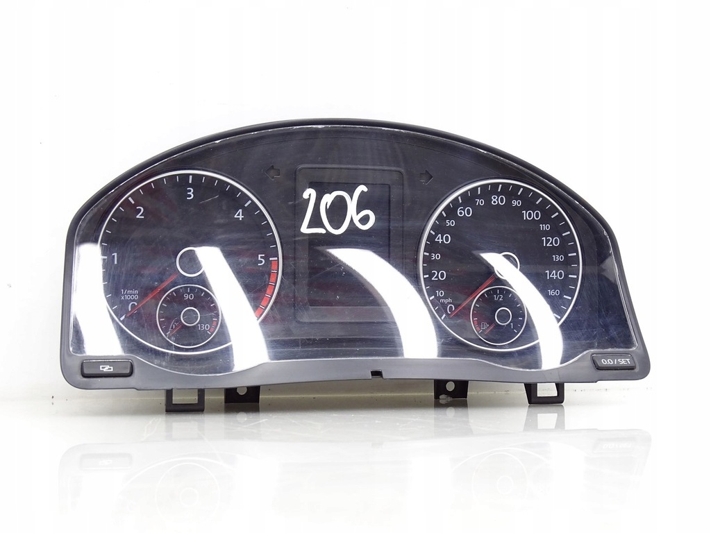 фото №7, Лічильник приладова панель vw scirocco iii 3 1k8 2.0 tdi cfh