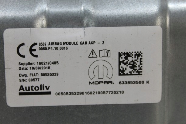 фото №8, Alfa romeo stelvio 2.0t q4 подушка коленная левая водителя 50535329