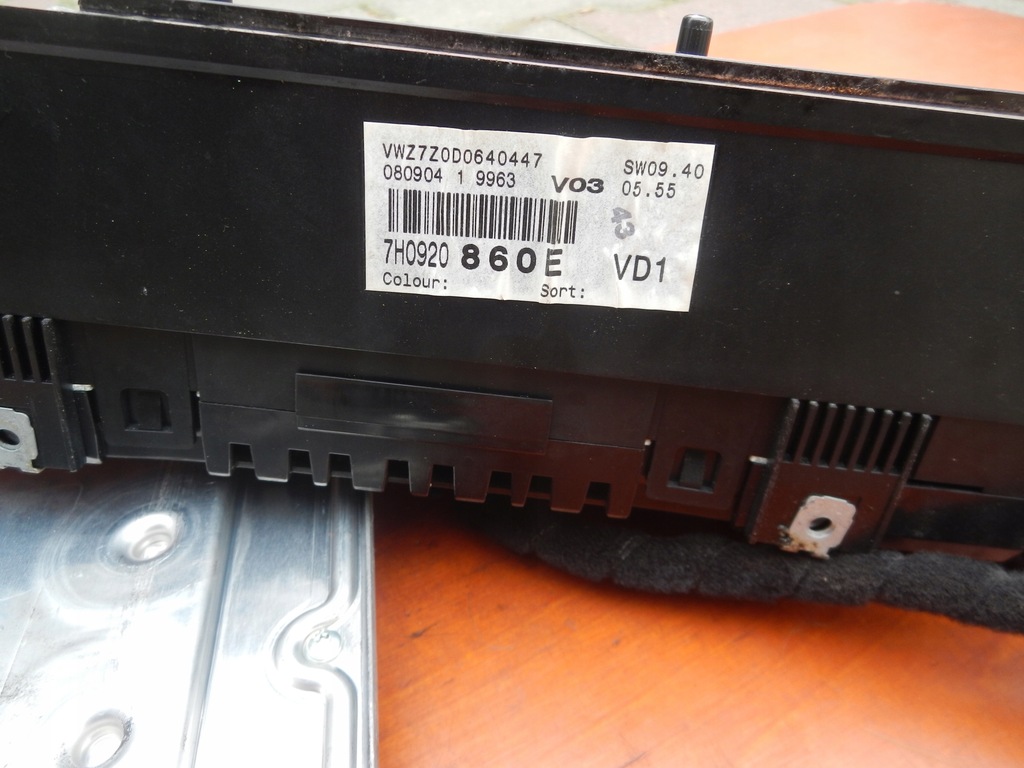 фото №13, Набор стартовый бортовой компьютер vw t5 2.5tdi 03-