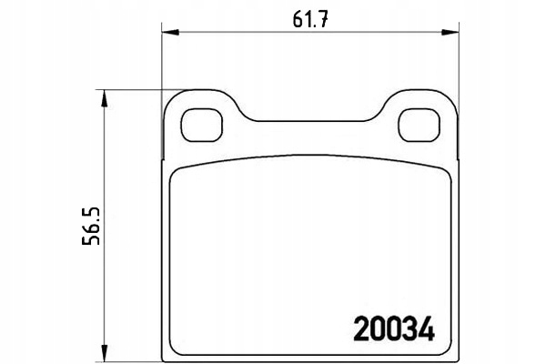 фото №1, Brembo тормозные колодки тормозные alfa romeo spider 71-93 ty