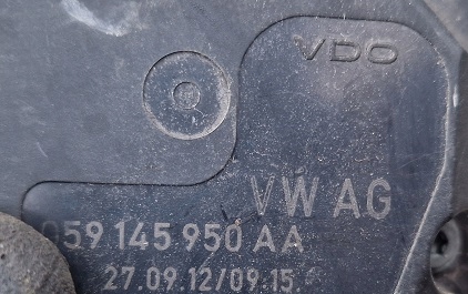 фото №2, Audi a6 c7 дроссельная заслонка 3.0 tdi 059145950aa
