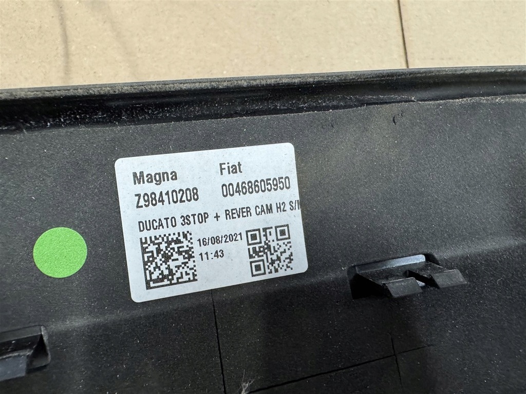 фото №6, Камера заднего вида 21-26r 2.2 m-jet movano c proace max fiat ducato 3 iii lift