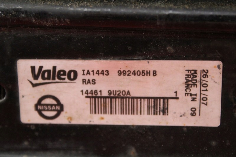 фото №10, Радіатор інтеркулер 144619u20a nissan note 1 i 1.5 dci 05-09