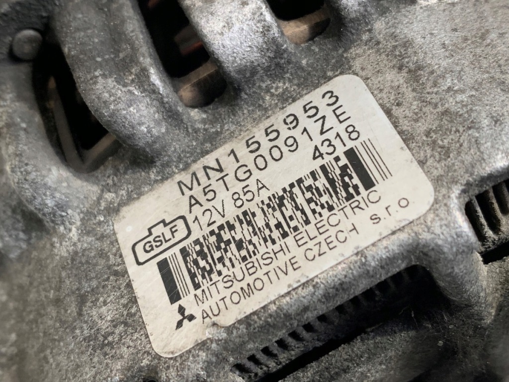 фото №4, Генератор smart forfour mn155953 1.1 75km 04-06