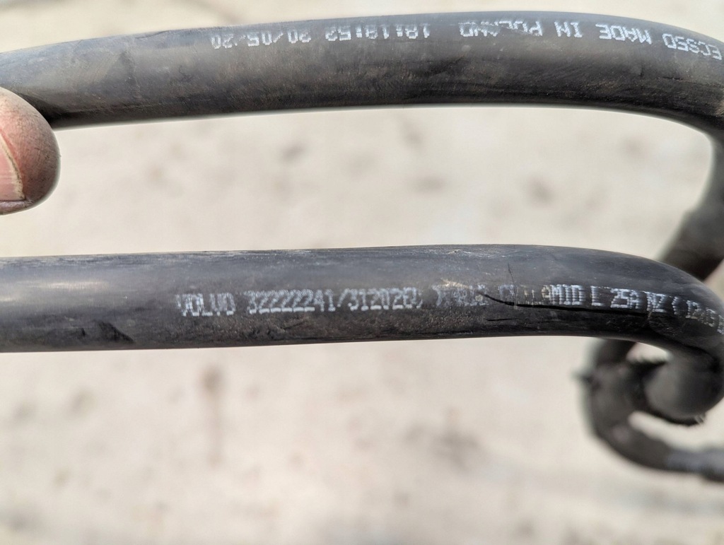 фото №14, Volvo v60 ii 2019-2025 шланг wąż охлаждение аккумулятора