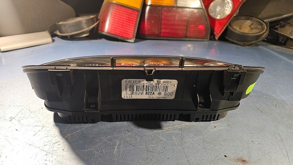 фото №11, Набір стартовий лічильник бортовий комп'ютер петля замок запалювання ключ vw golf iv 2.0b