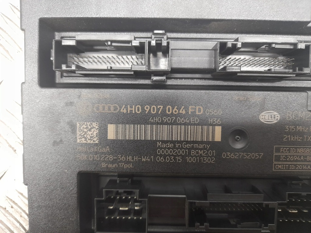фото №6, Audi a8 s8 d4 4h 4h0907064fd модулі комфорту
