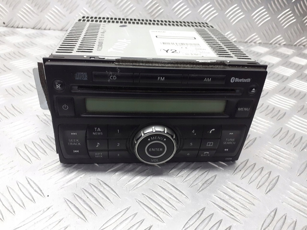 фото №1, Радио заводской nissan tiida 28185-em01a