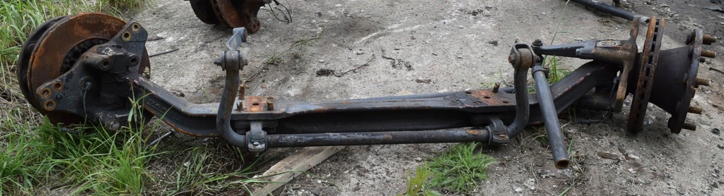 фото №3, Oś передняя с piastami daf xf 105 cf