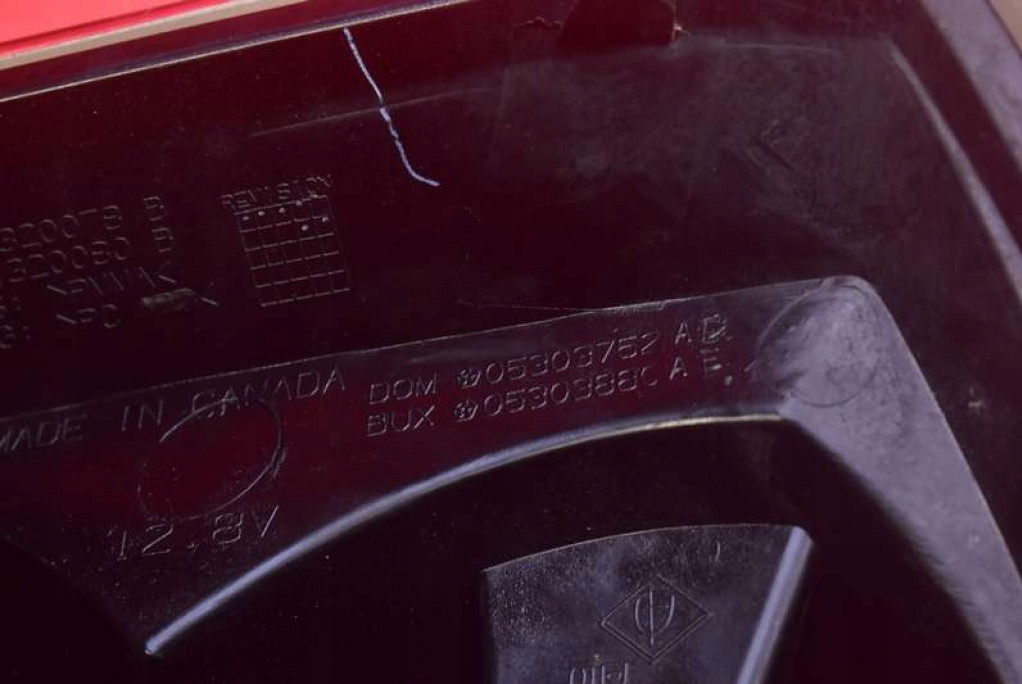 фото №11, Лампа права задня задня 05303752ae dodge caliber 06-12