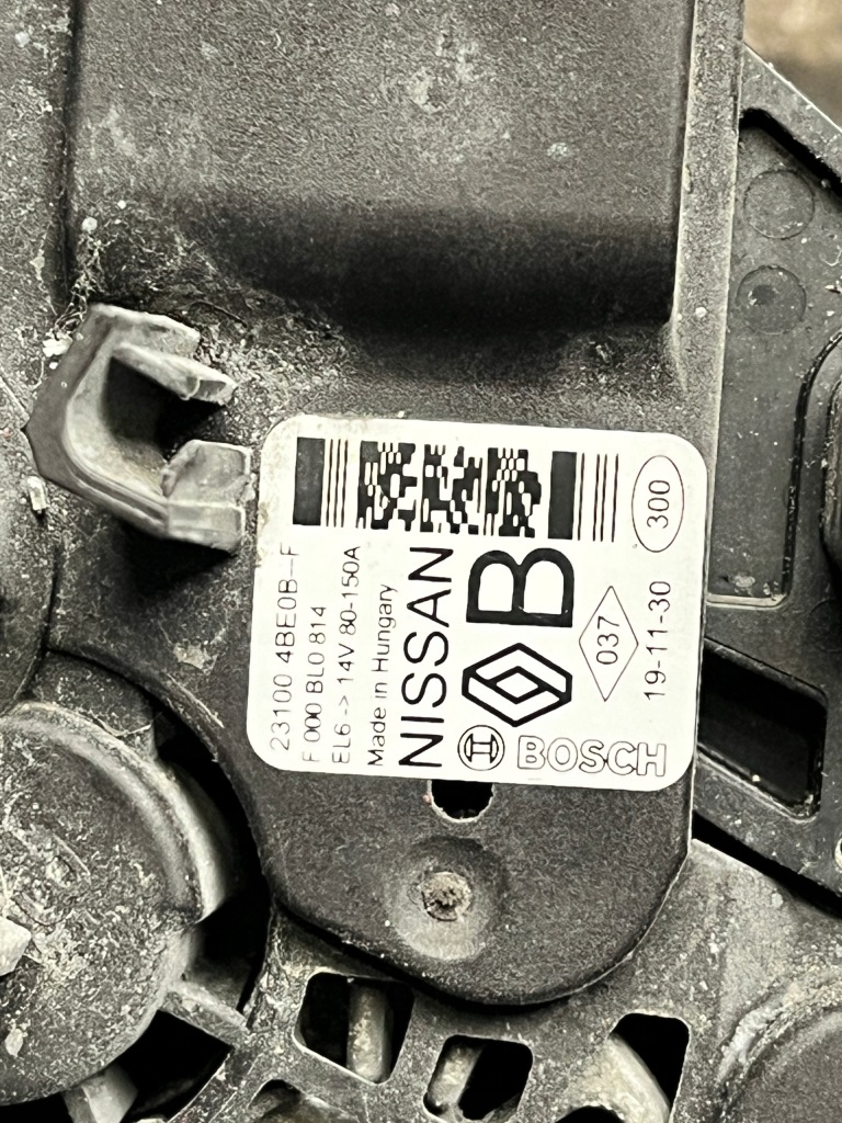11 renault nissan генератор 23100 4be0bf Оригинал