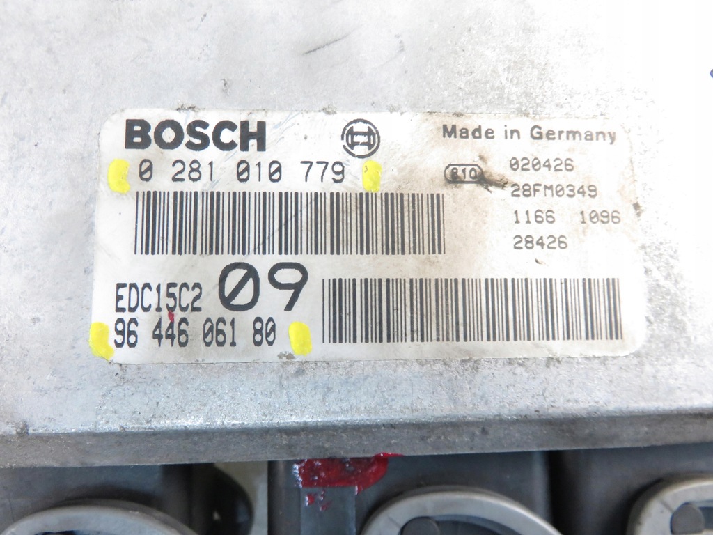 фото №7, Блок керування peugeot 307 2.0 hdi 9644606180 0281010779