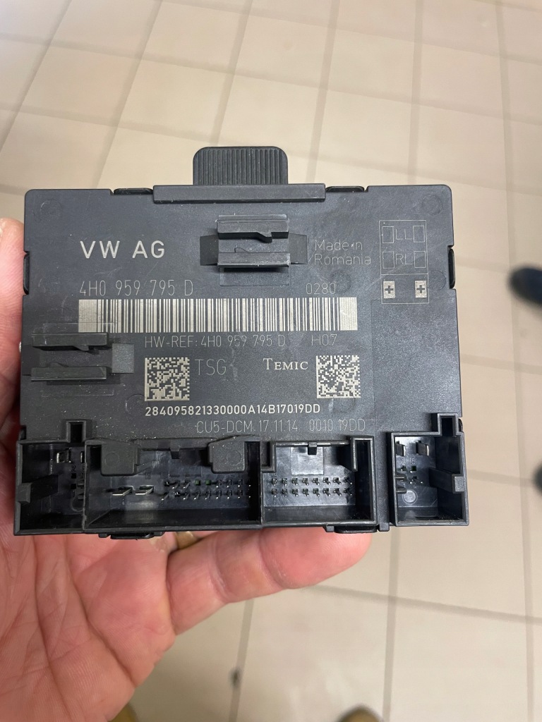 фото №1, Модуль дверь audi a8 d4 lift 4h0959795d