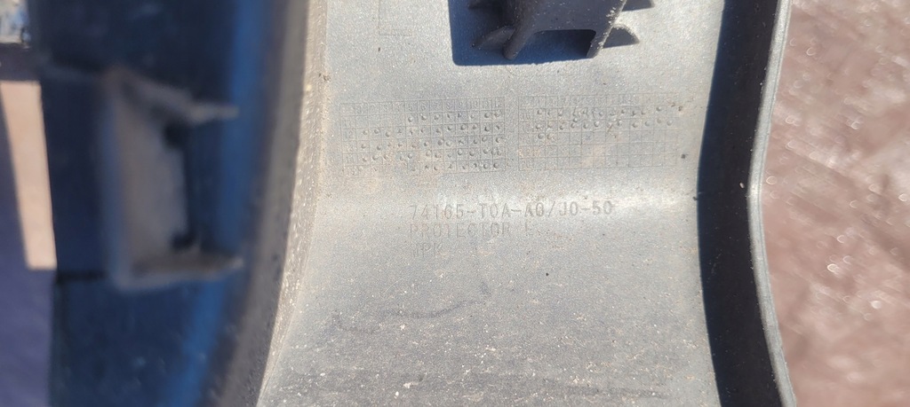 фото №10, Молдинг na крыло перед левый левая honda crv iv