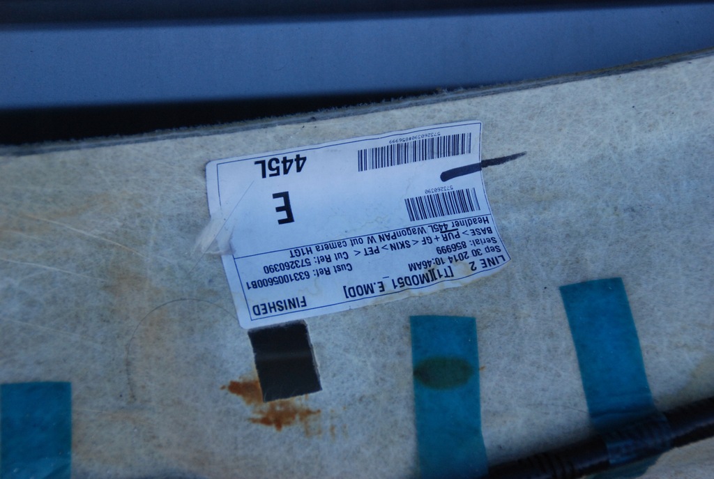 фото №7, Потолок toyota avensis t27 kombi 11-