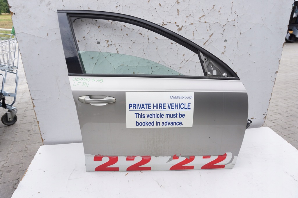 фото №1, Двері правий перед skoda octavia 3 iii lf8h