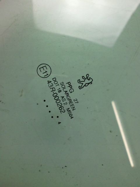 фото №4, Скло двері правий перед peugeot 407 2004 rok