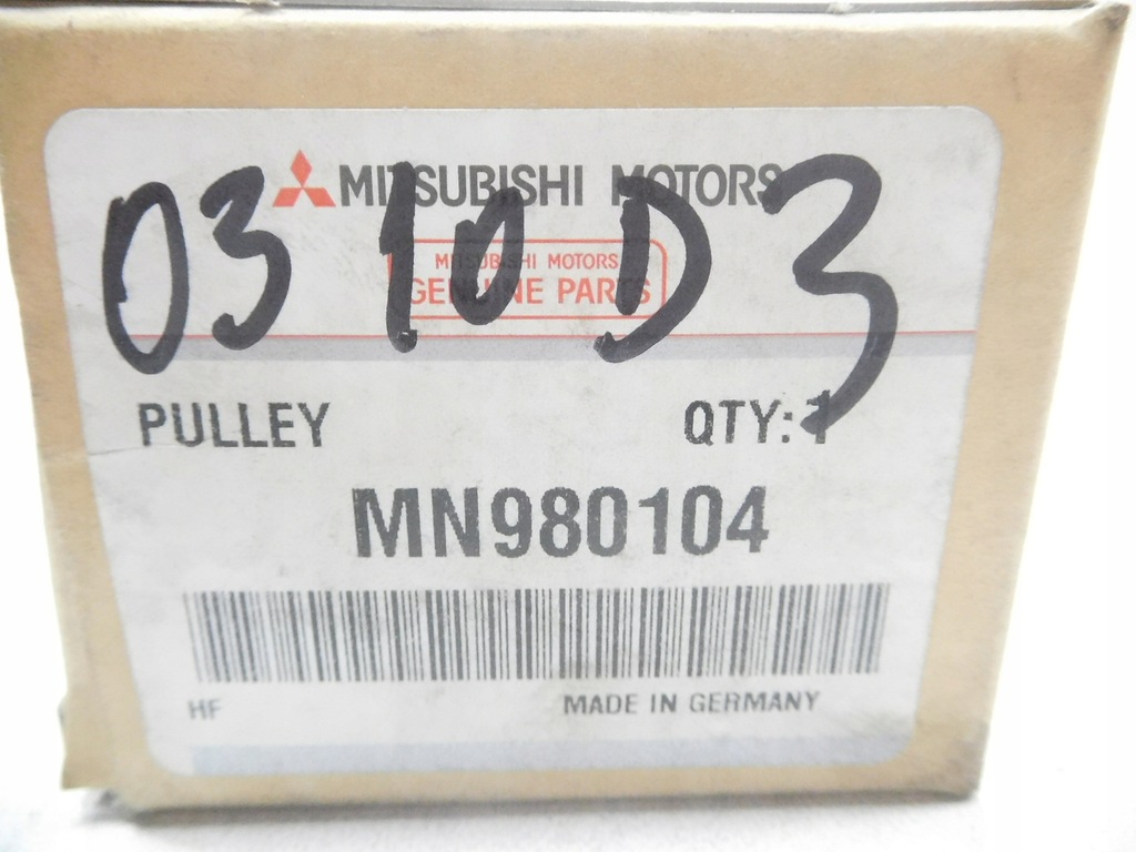фото №8, Mitsubishi оригинальный номер mn 980104 ролик направляющая airtrek carisma grandis lancer