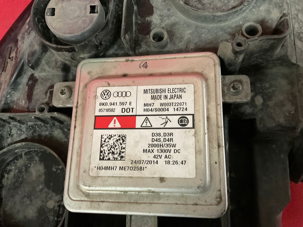 фото №11, Vw golf vii 2012 - 2017 лампа bi ксенон kompletny правый 5g1941032