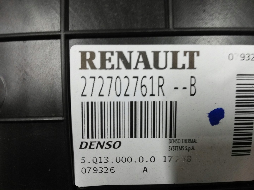 фото №7, Renault zoe отопитель 272702761r