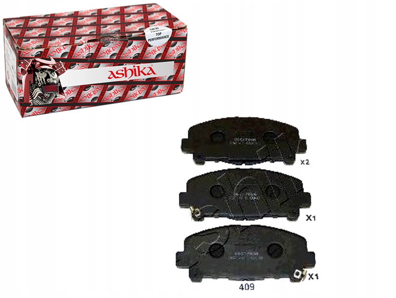 фото №1, Ashika тормозные колодки тормозные honda accord ix 2.4