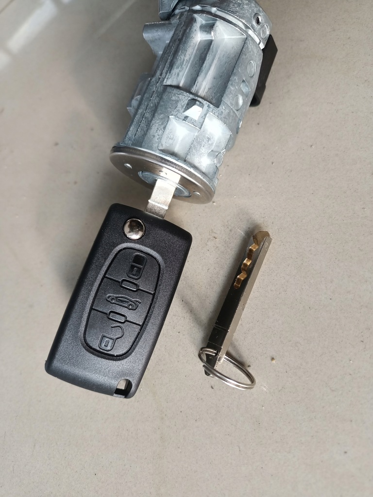 фото №14, Nowa комплектна замок запалювання ключ pod pilot citroen c4 ii 2004-