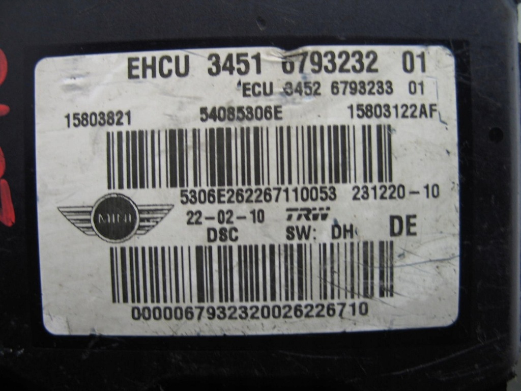 фото №6, Насос abs mini cooper r56 3451679323201 15803122af