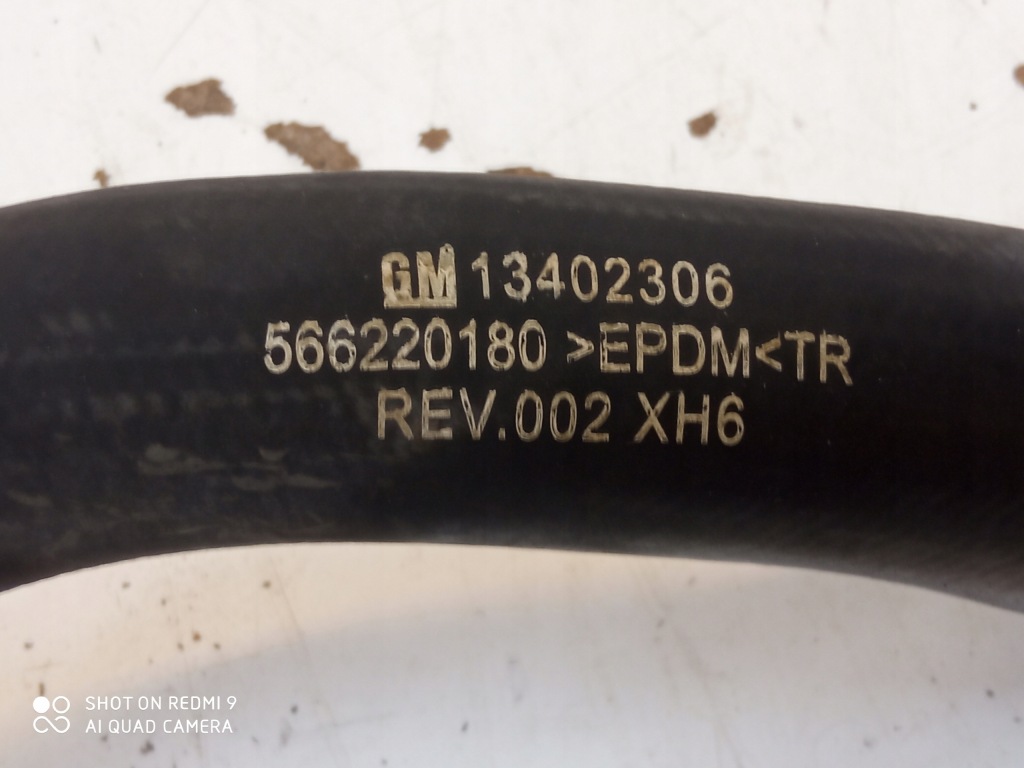 фото №2, Opel corsa e труба waz шланг wody 13402306 1.4