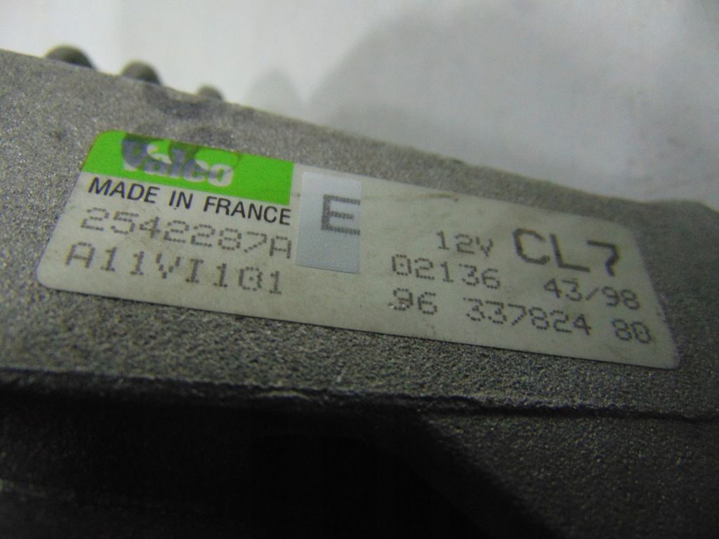 фото №5, Оригінальний генератор 9633782480 peugeot 206 1.1