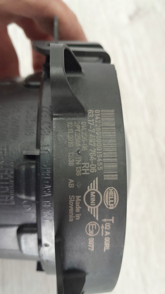 Mini cooper countryman f60 противотуманная фара led правый drl Оригинал