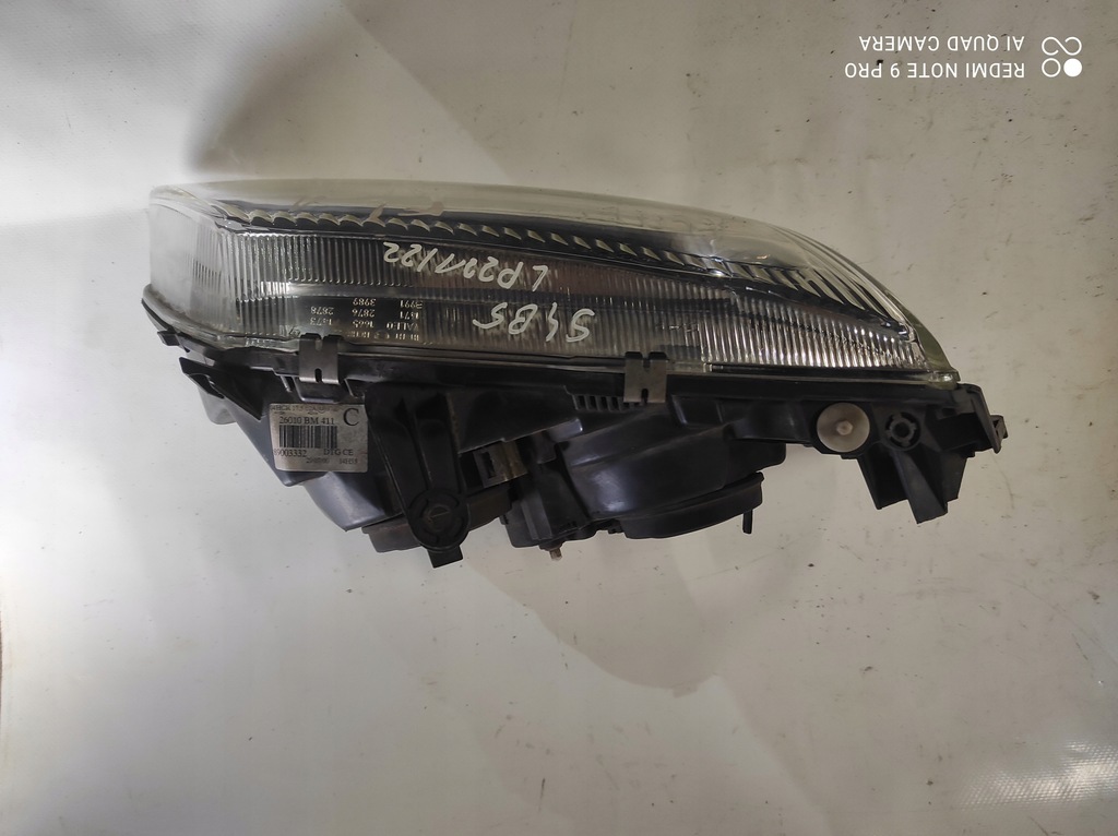 фото №6, Фара правый лампа перед nissan almera n16