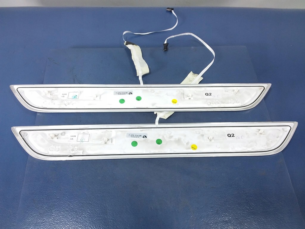 фото №6, Bmw 7 g11 накладки порогові підсвічувані led комплект