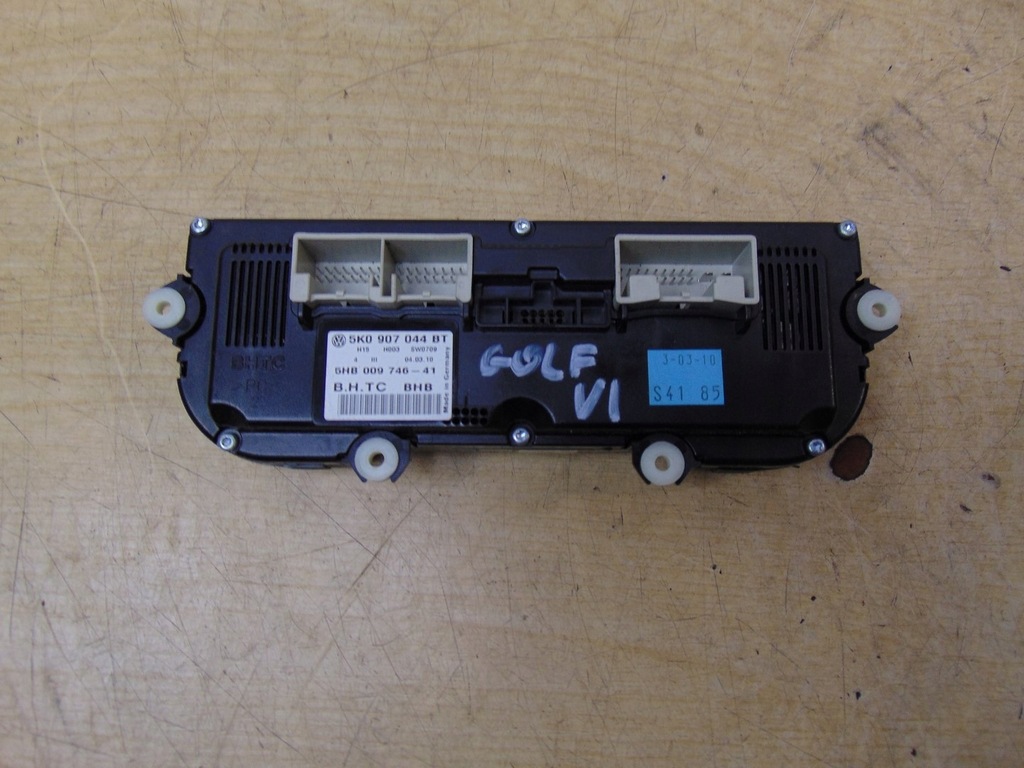 фото №9, Панель управление кондиционера vw golf vi 5k0907044bt
