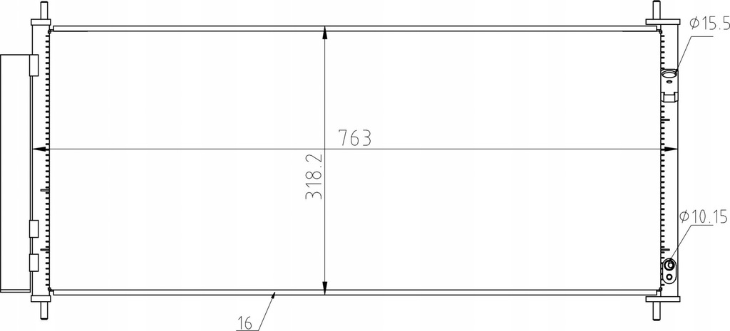 фото №1, Радиатор do кондиционера jazz 08-