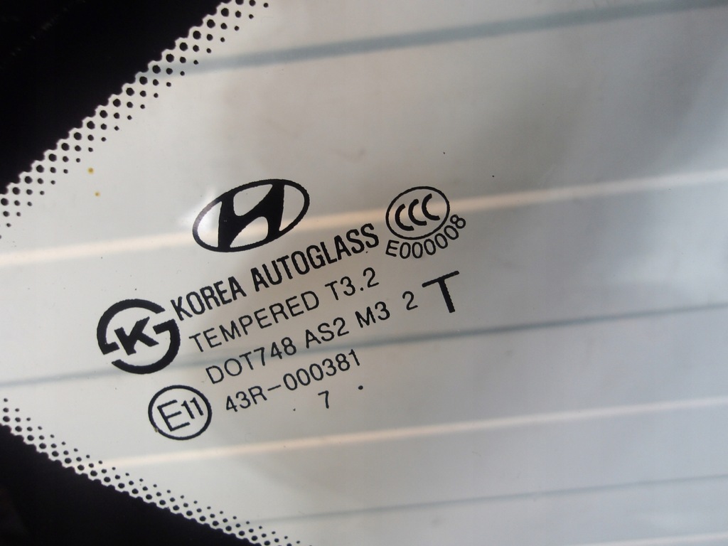 фото №5, Hyundai i30 i 07-12 hb стекло кузовная задняя правая левая задняя 2007r.