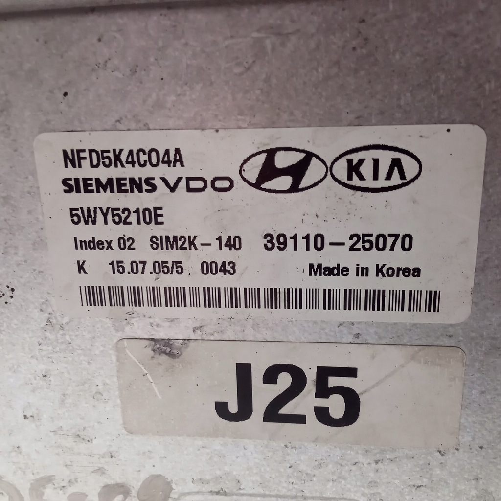 фото №13, Hyundai sonata v 2.4 et 2004-2011 набір стартовий