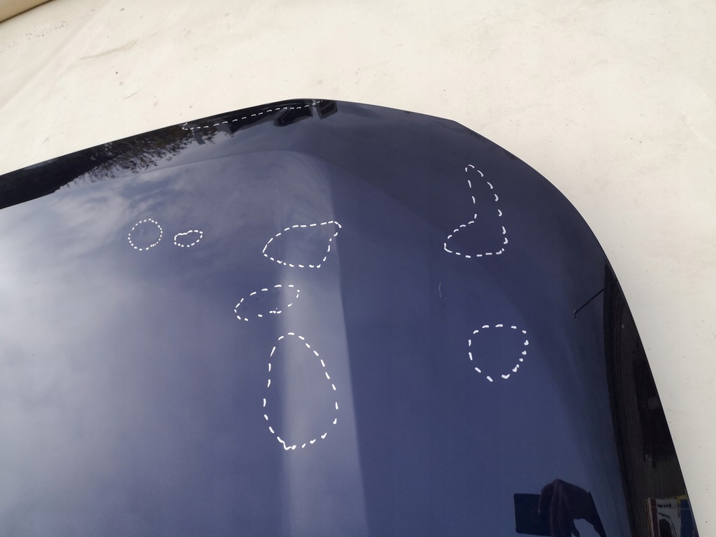 фото №5, Toyota rav4 rav-4 v 5 2019- капот granatowa кришка двигуна