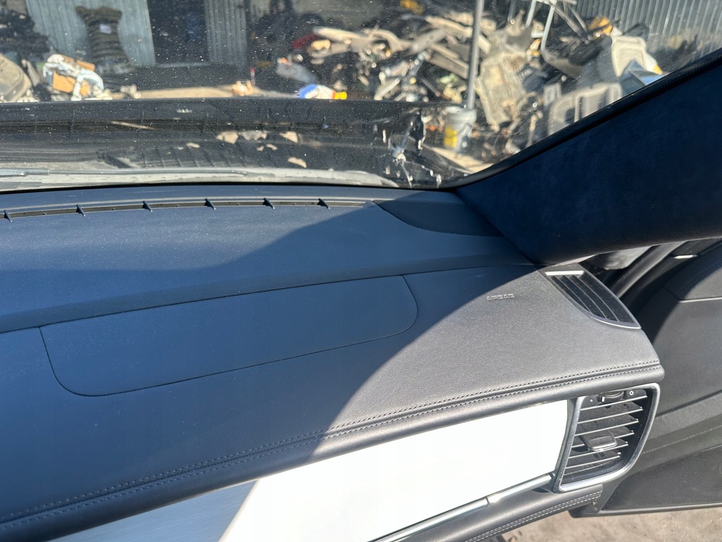 фото №5, Панель приладів приладова консоль czarna шкіра eu porsche panamera 970