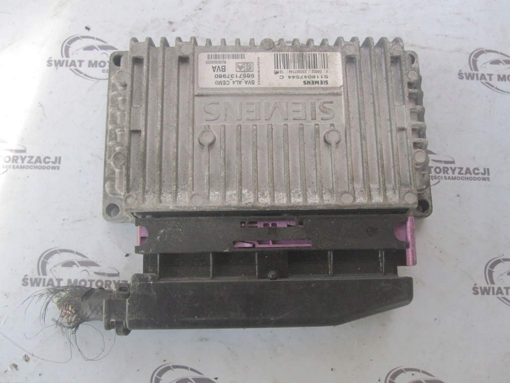 фото №1, Peugeot citroen бортовой компьютер блок управления двигателя 9657137980